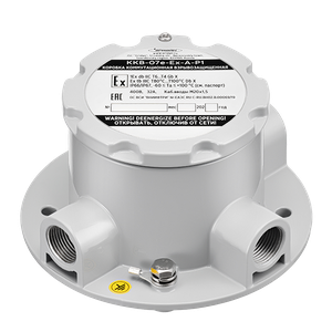 ККВ-07е-Ех-А-Р1-Т Коробка коммутационная взрывозащищенная тройниковая ал.сплав типоразмер Р1