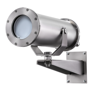 ТВК-07-Н-PoE Термокожух взрывозащищенный в корпусе из нержавеющей стали питание PoE (исполнение 1 со смотровым окном)