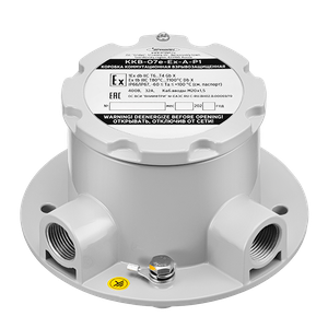 ККВ-07е-Ех-А-Р1-У Коробка коммутационная взрывозащищенная угловая ал.сплав типоразмер Р1