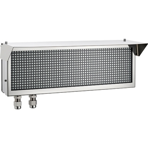 ЭКРАН-ИНФО-Н Оповещатель пожарный взрывозащищенный одноцветный в корпусе из нерж. стали (2 каб. ввода)