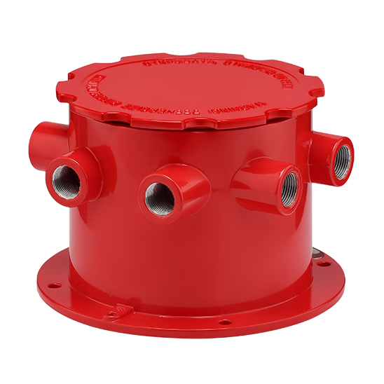 ККВ-07е-Ех-А-Р2 Коробка коммутационная взрывозащищенная ал. сплав типоразмер Р2