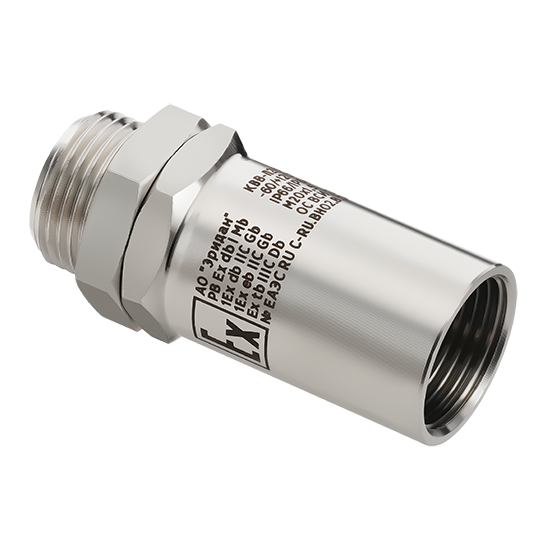 КВВ-П20-В-Н переход резьбовой с наружной резьбы на внутреннюю нерж. сталь