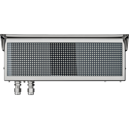 ЭКРАН-ИНФО-С Оповещатель пожарный взрывозащищенный одноцветный в корпусе из стали (2 каб. ввода)