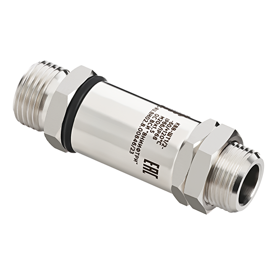 Штуцер для трубной разводки с резьбой G½" из нержавеющей коррозионно-стойкой стали